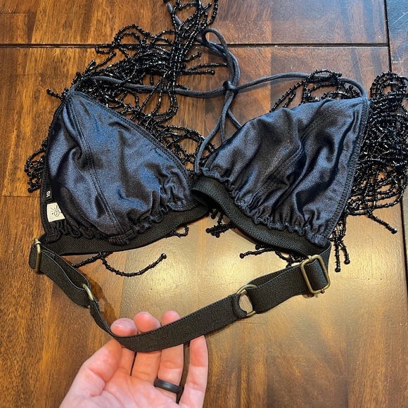 Her Pony black beaded skirt and top set - Picture 6 of 8